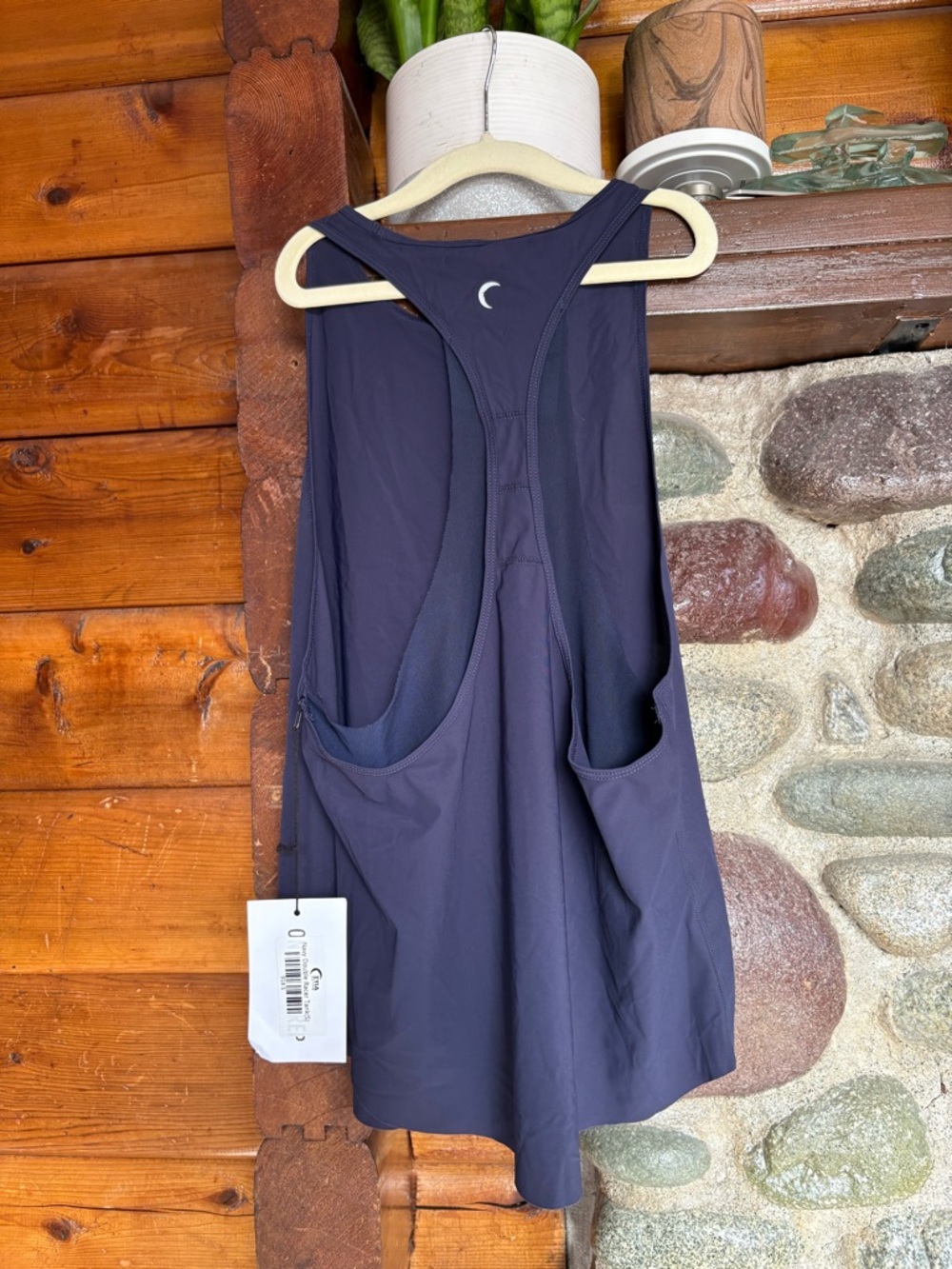 ZYIA Navy Flowy Performance Tank Top NWT Women’s Small Activewear